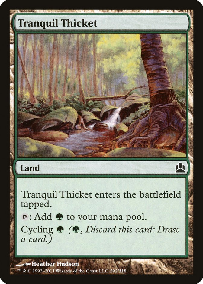 Tranquil Thicket [Commander 2011] | Red Riot Games CA