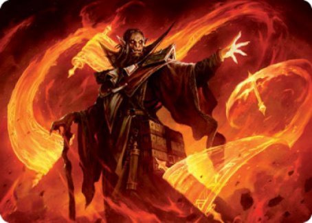 Plargg, Dean of Chaos Art Card [Strixhaven: School of Mages Art Series] | Red Riot Games CA