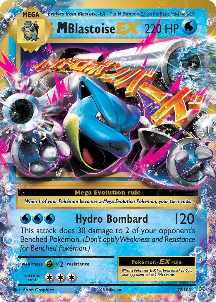 M Blastoise EX (22/108) [XY: Evolutions] | Red Riot Games CA