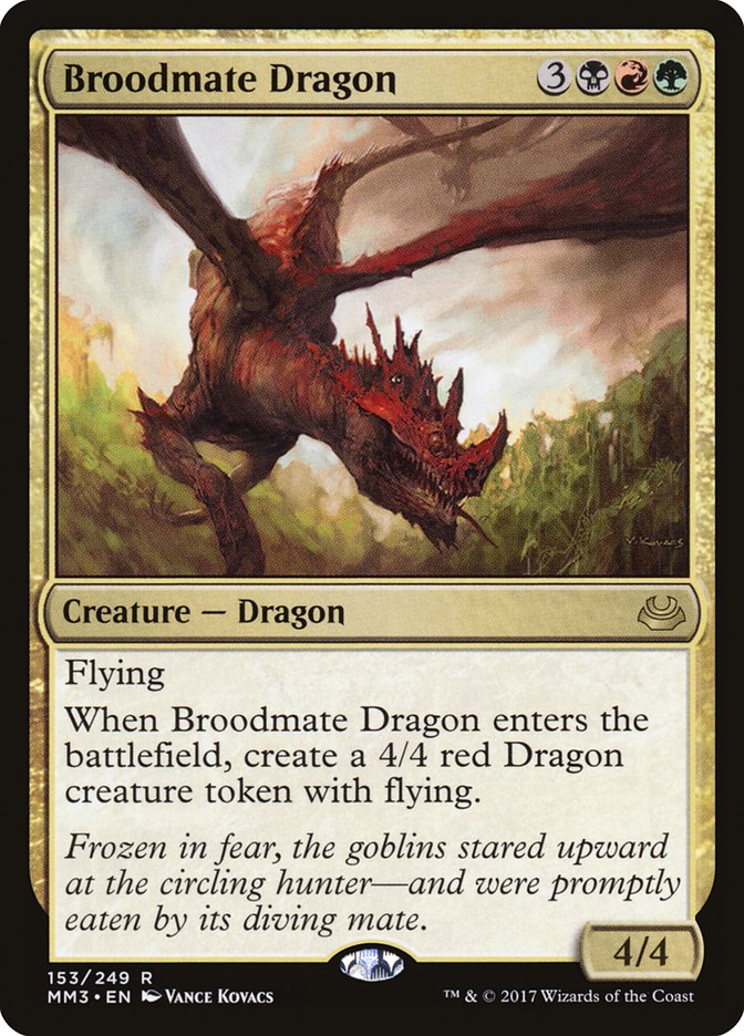 Broodmate Dragon [Modern Masters 2017] | Red Riot Games CA