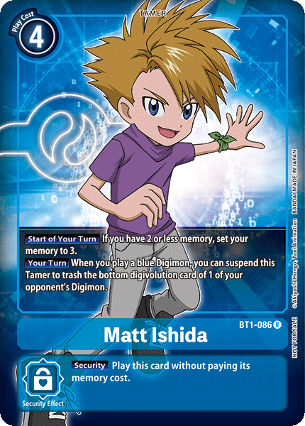 Matt Ishida [BT1-086] (Buy-A-Box Promo) [Release Special Booster Ver.1.0 Promos] | Red Riot Games CA