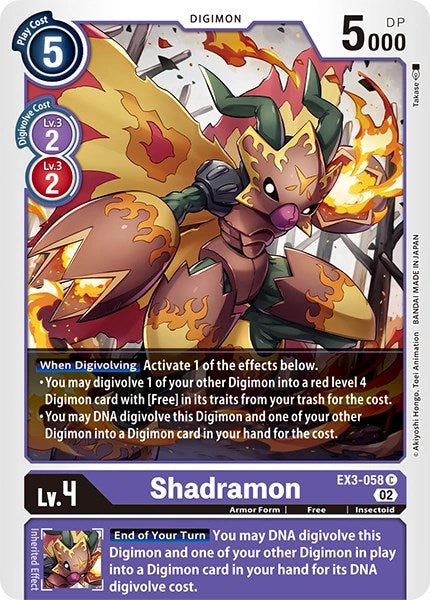 Shadramon [EX3-058] [Revision Pack Cards] | Red Riot Games CA