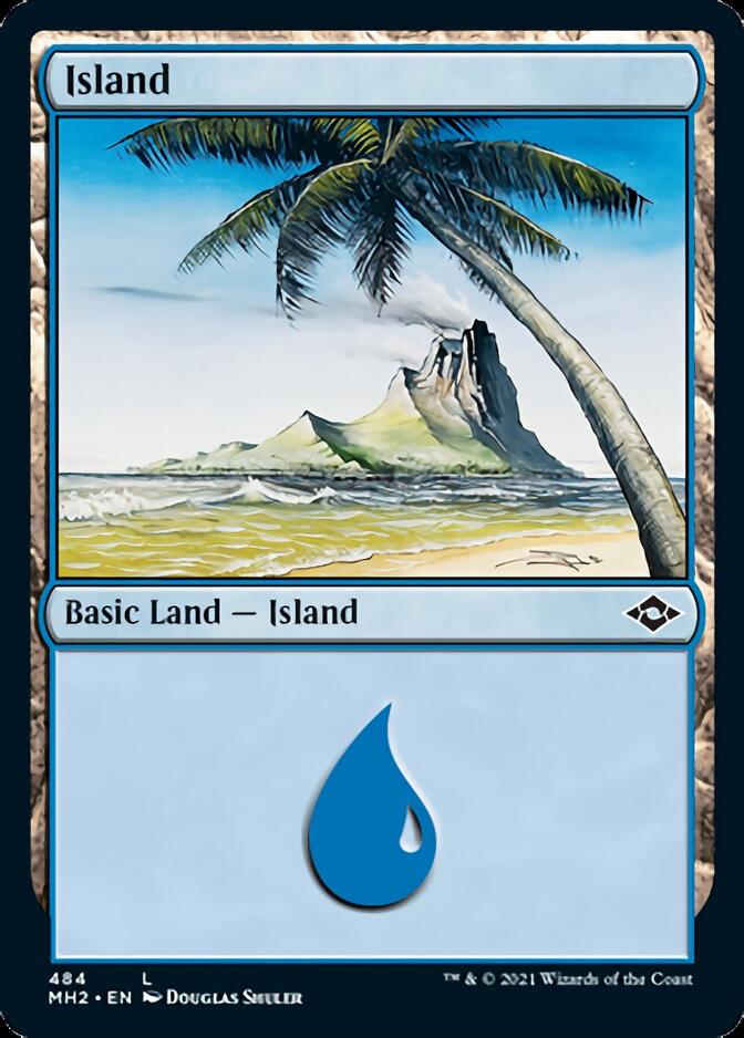 Island (484) (Foil Etched) [Modern Horizons 2] | Red Riot Games CA