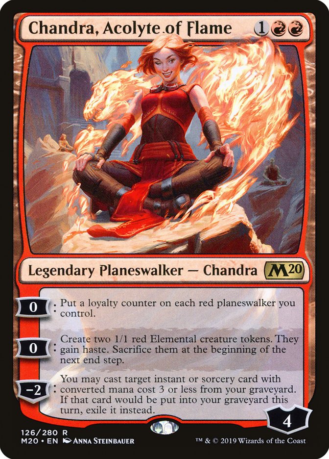 Chandra, Acolyte of Flame [Core Set 2020] | Red Riot Games CA