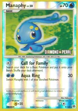 Manaphy (9/130) [Burger King Promos: 2008 Collection] | Red Riot Games CA