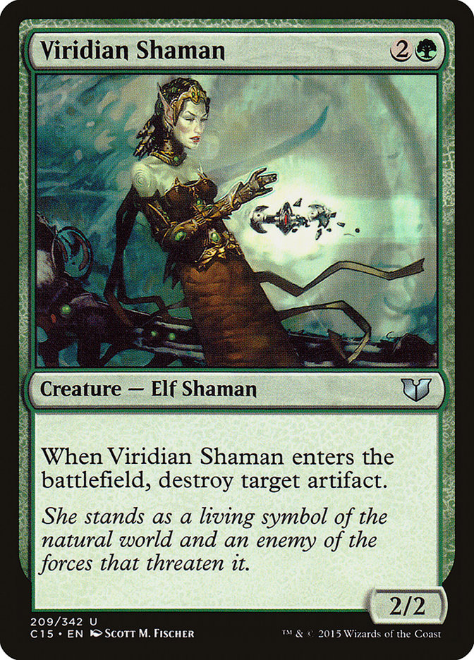 Viridian Shaman [Commander 2015] | Red Riot Games CA