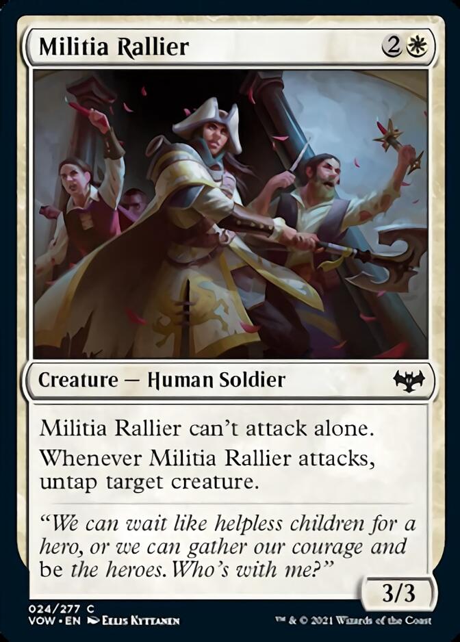Militia Rallier [Innistrad: Crimson Vow] | Red Riot Games CA