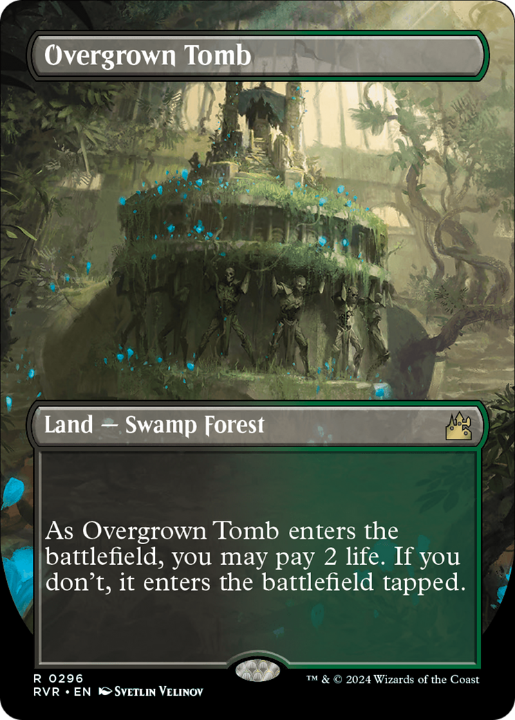Overgrown Tomb (Borderless) [Ravnica Remastered] | Red Riot Games CA