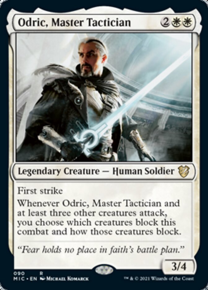 Odric, Master Tactician [Innistrad: Midnight Hunt Commander] | Red Riot Games CA