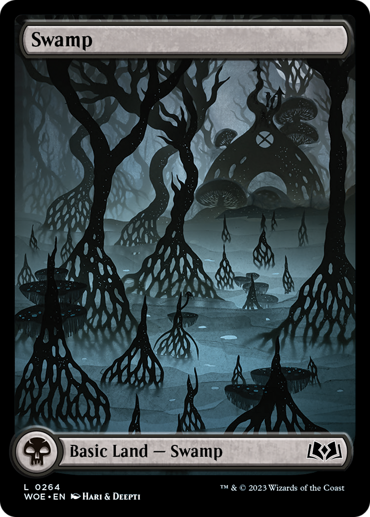 Swamp (264) (Full-Art) [Wilds of Eldraine] | Red Riot Games CA