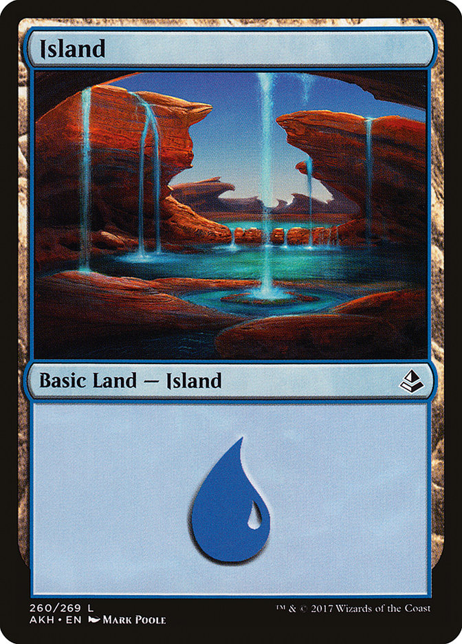 Island (260) [Amonkhet] | Red Riot Games CA