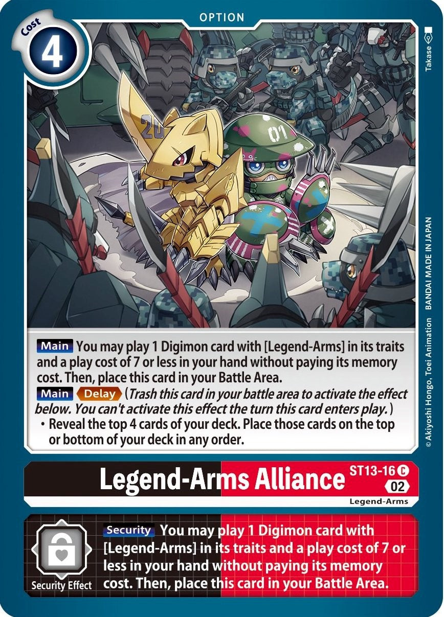 Legend-Arms Alliance [ST13-16] [Starter Deck: Ragnaloardmon] | Red Riot Games CA