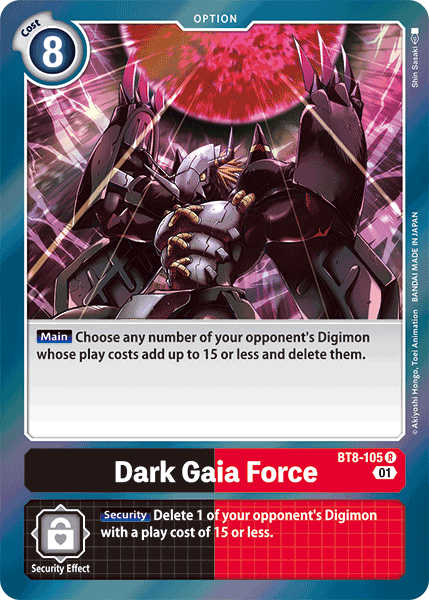 Dark Gaia Force [BT8-105] [New Awakening] | Red Riot Games CA
