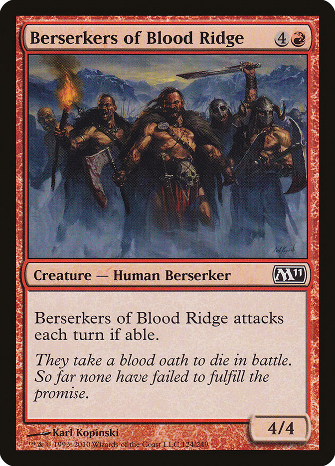 Berserkers of Blood Ridge [Magic 2011] | Red Riot Games CA