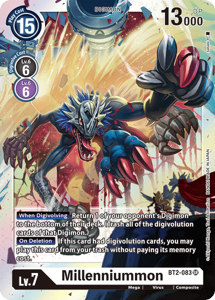 Millenniummon [BT2-083] [Release Special Booster Ver.1.0] | Red Riot Games CA