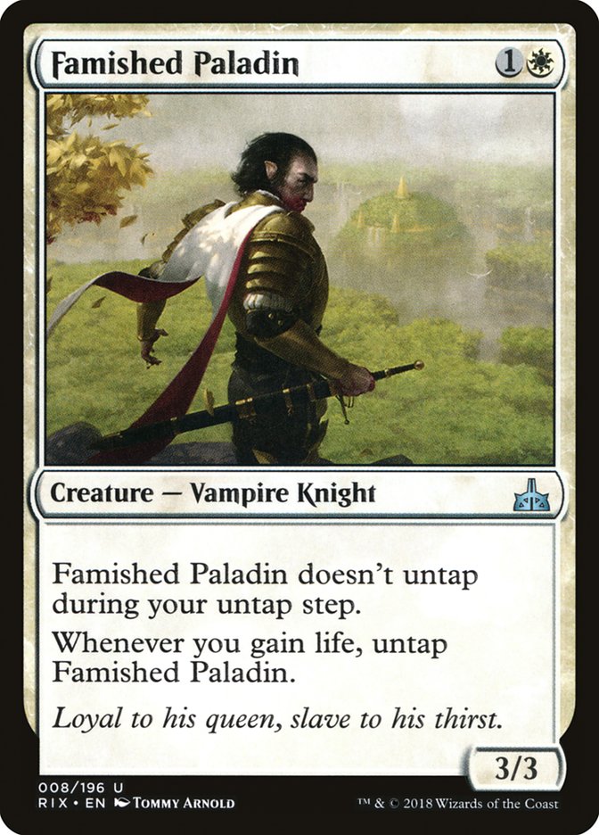 Famished Paladin [Rivals of Ixalan] | Red Riot Games CA