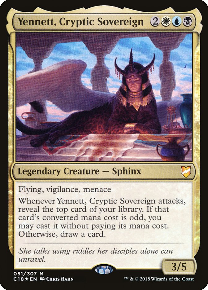 Yennett, Cryptic Sovereign [Commander 2018] | Red Riot Games CA