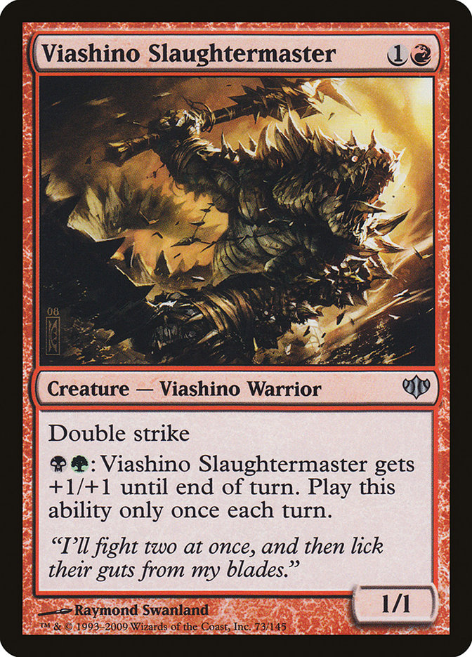 Viashino Slaughtermaster [Conflux] | Red Riot Games CA