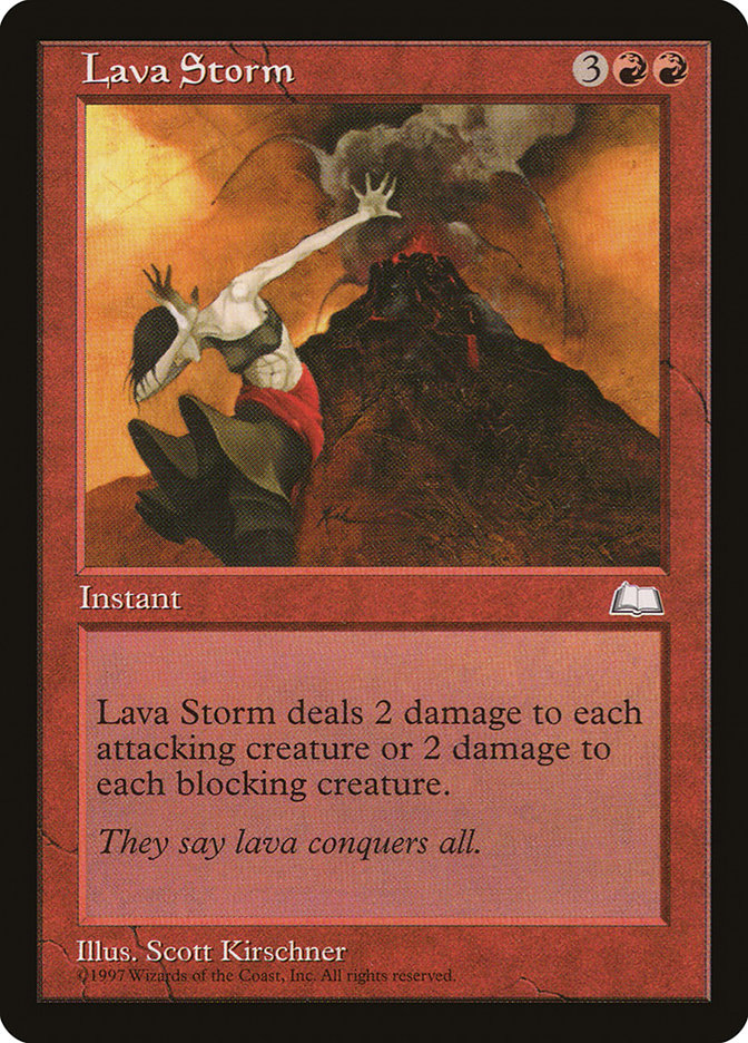 Lava Storm [Weatherlight] | Red Riot Games CA