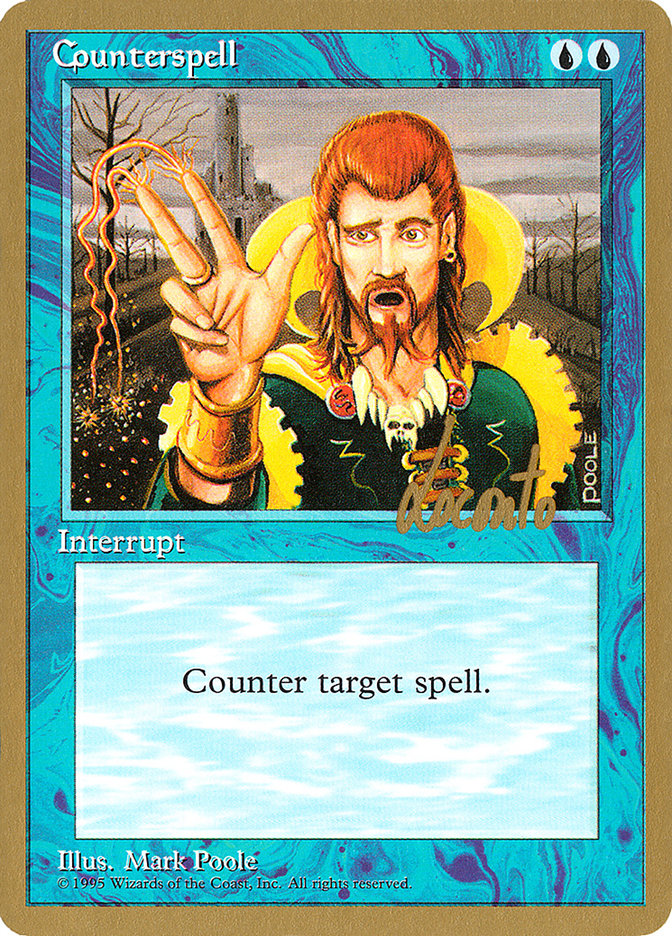 Counterspell (Michael Loconto) [Pro Tour Collector Set] | Red Riot Games CA