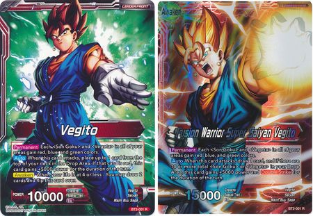 Vegito // Fusion Warrior Super Saiyan Vegito (BT2-001) [Union Force] | Red Riot Games CA