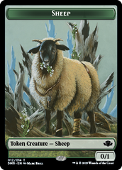 Elephant // Sheep Double-Sided Token [Dominaria Remastered Tokens] | Red Riot Games CA