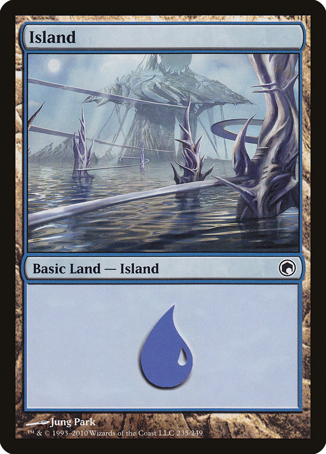 Island (235) [Scars of Mirrodin] | Red Riot Games CA
