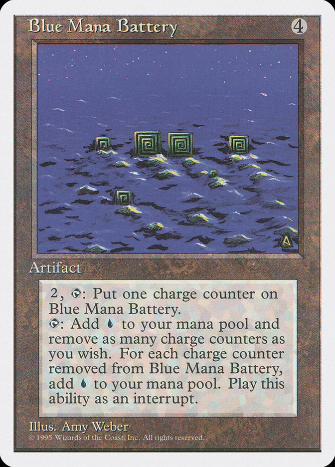 Blue Mana Battery [Fourth Edition] | Red Riot Games CA