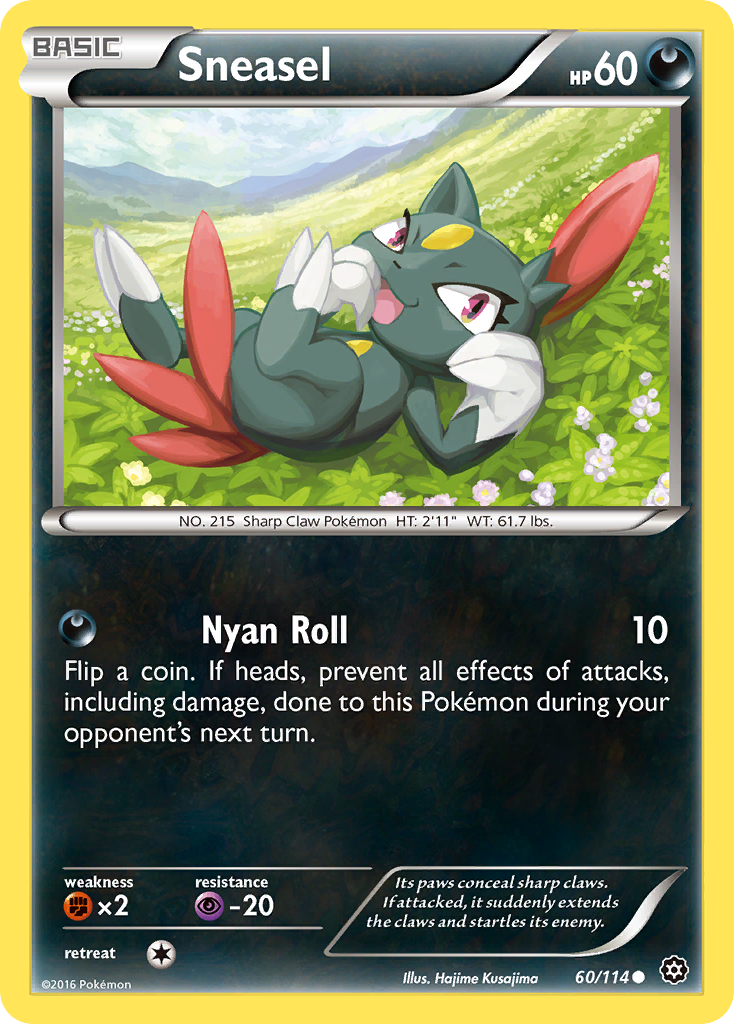 Sneasel (60/114) [XY: Steam Siege] | Red Riot Games CA