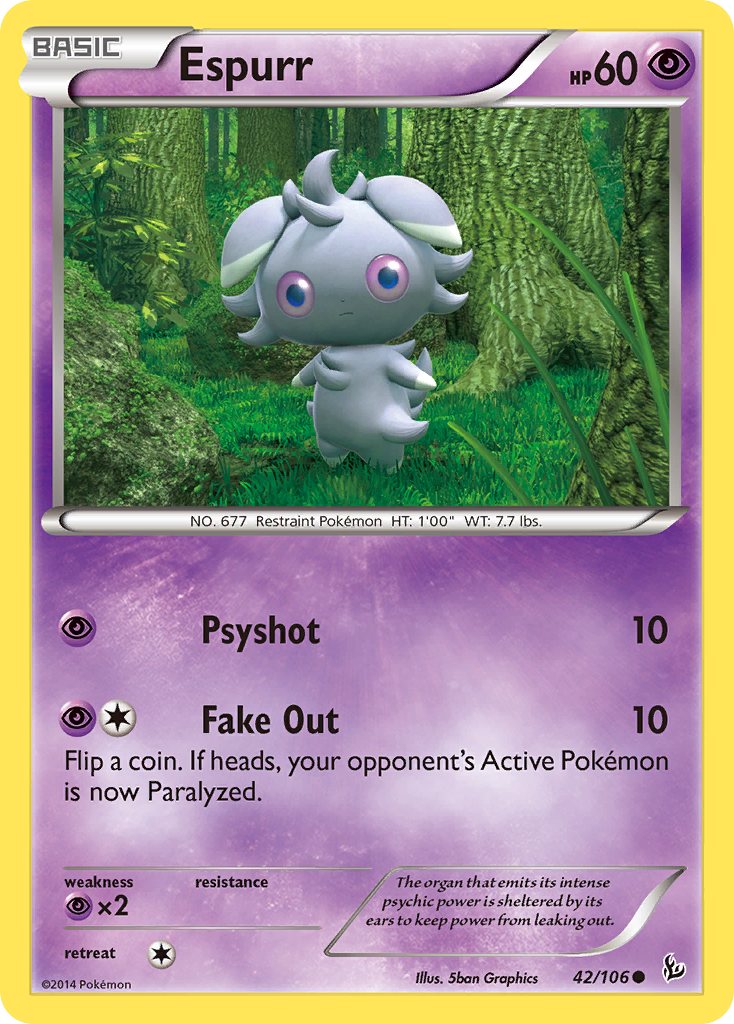 Espurr (42/106) [XY: Flashfire] | Red Riot Games CA