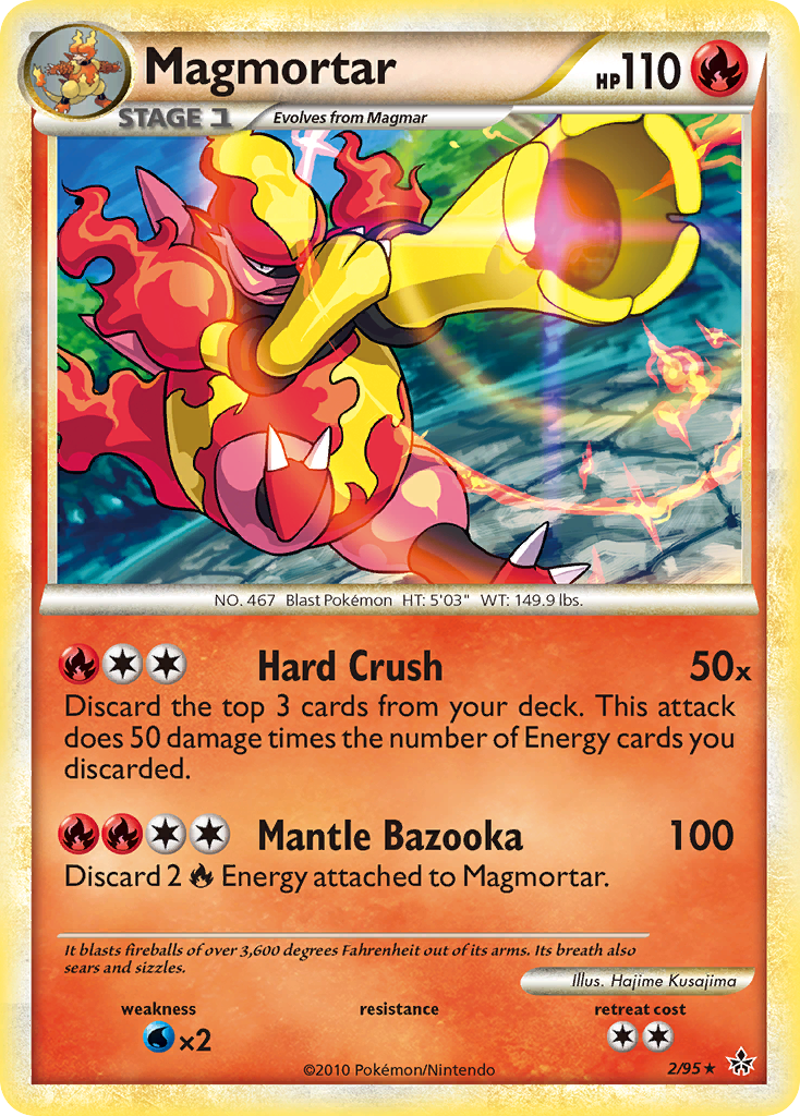 Magmortar (2/95) [HeartGold & SoulSilver: Unleashed] | Red Riot Games CA