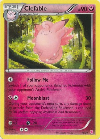 Clefable (16/30) [XY: Trainer Kit 1 - Wigglytuff] | Red Riot Games CA