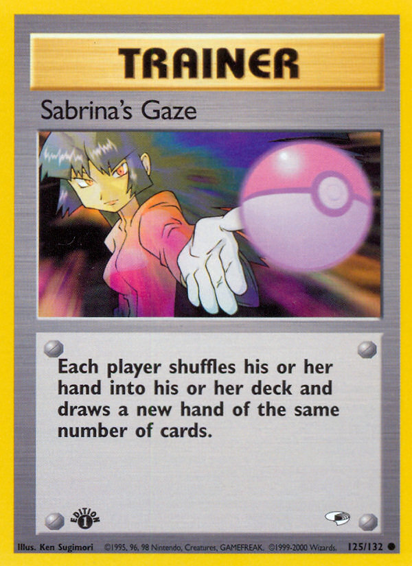 Sabrina's Gaze (125/132) [Gym Heroes 1st Edition] | Red Riot Games CA