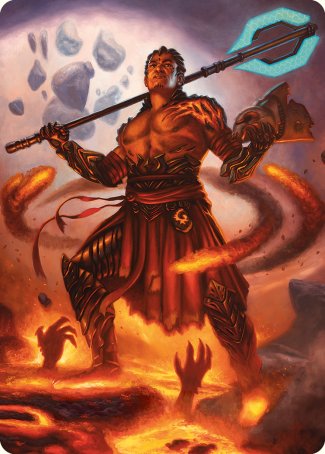 Koth, Fire of Resistance Art Card [Phyrexia: All Will Be One Art Series] | Red Riot Games CA