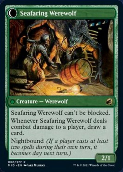 Suspicious Stowaway // Seafaring Werewolf [Innistrad: Midnight Hunt]