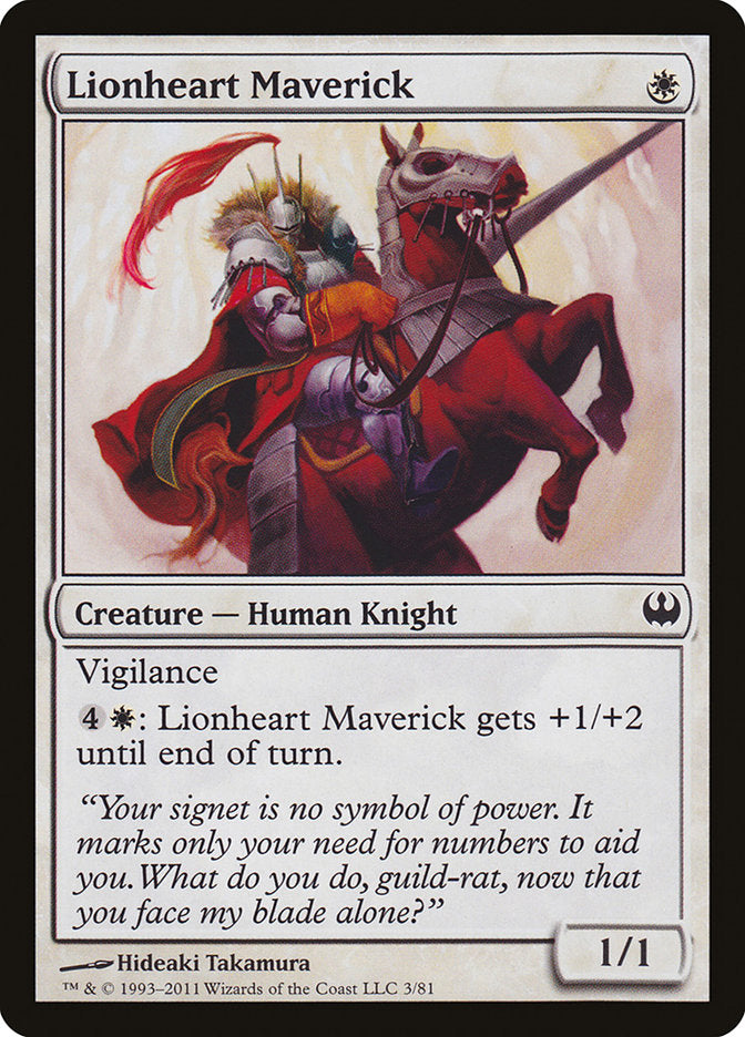 Lionheart Maverick [Duel Decks: Knights vs. Dragons] | Red Riot Games CA