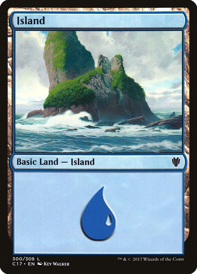 Island (300) [Commander 2017] | Red Riot Games CA