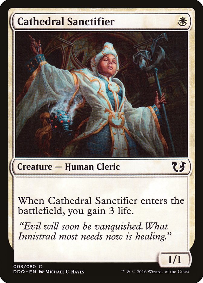 Cathedral Sanctifier [Duel Decks: Blessed vs. Cursed] | Red Riot Games CA