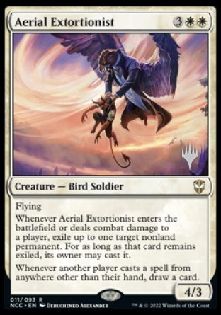 Aerial Extortionist (Promo Pack) [Streets of New Capenna Commander Promos] | Red Riot Games CA