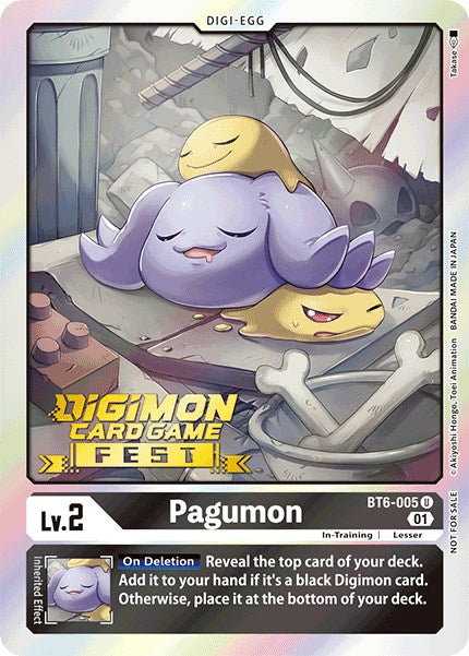 Pagumon [BT6-005] (Digimon Card Game Fest 2022) [Double Diamond Promos] | Red Riot Games CA