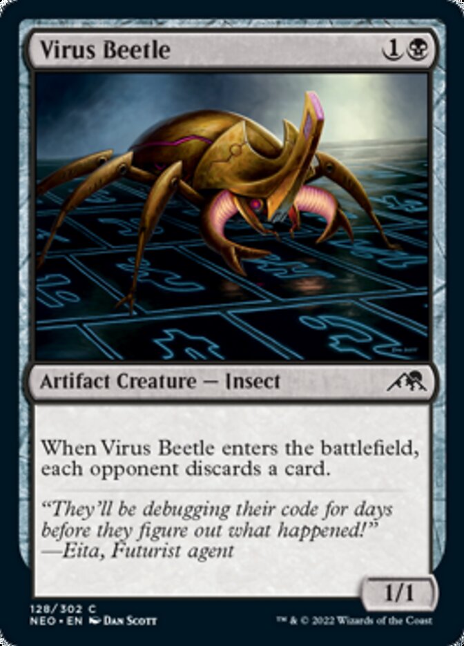 Virus Beetle [Kamigawa: Neon Dynasty] | Red Riot Games CA