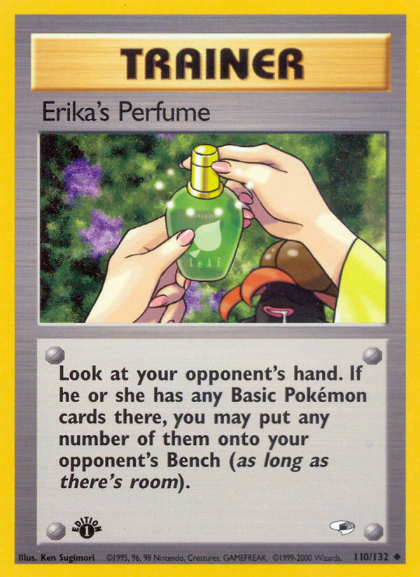 Erika's Perfume (110/132) [Gym Heroes 1st Edition] | Red Riot Games CA