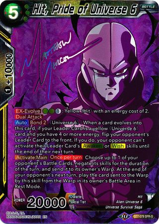 Hit, Pride of Universe 6 (SPR Signature) (BT7-079) [Assault of the Saiyans] | Red Riot Games CA