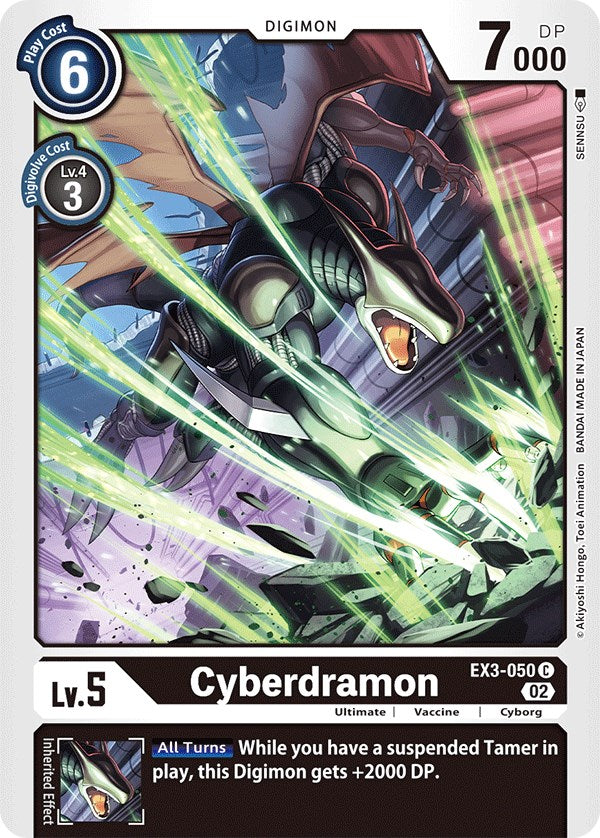 Cyberdramon [EX3-050] [Draconic Roar] | Red Riot Games CA