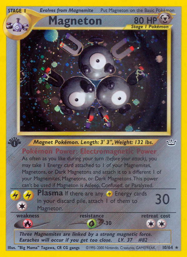 Magneton (10/64) [Neo Revelation 1st Edition] | Red Riot Games CA
