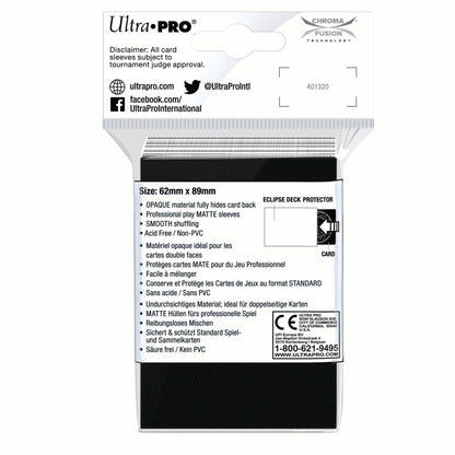 Ultra PRO: Small 60ct Sleeves - Eclipse Matte (Arctic White)