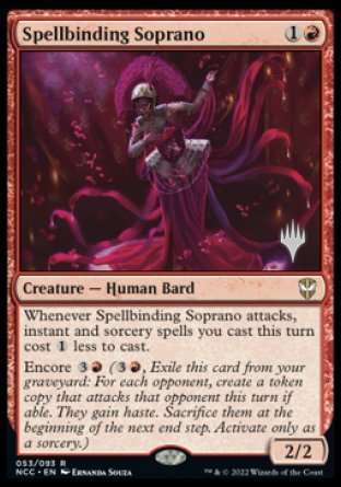 Spellbinding Soprano (Promo Pack) [Streets of New Capenna Commander Promos] | Red Riot Games CA