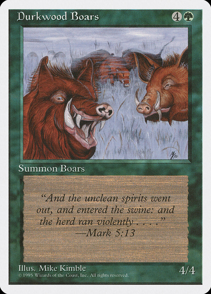 Durkwood Boars [Fourth Edition] | Red Riot Games CA