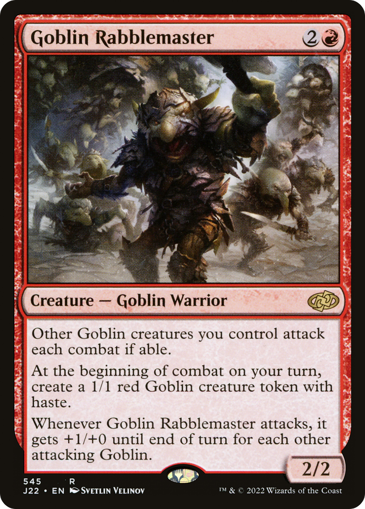 Goblin Rabblemaster [Jumpstart 2022] | Red Riot Games CA