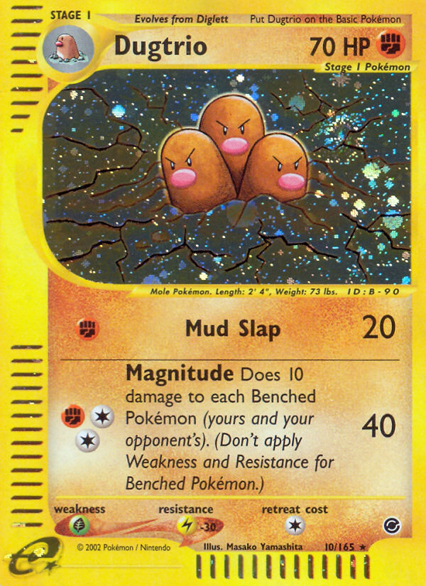 Dugtrio (10/165) [Expedition: Base Set] | Red Riot Games CA